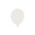 Balónek metalický bílý, 23 cm