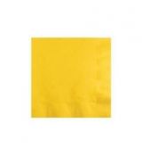 Žluté ubrousky 20 ks, 33 cm x 33 cm