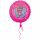 Fóliový balonek č. 7 - růžový, kulatý, 43 cm