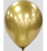 Balónek platina zlatý 30 cm, 10 ks