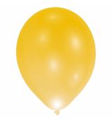 LED balónek zlatý 5 ks, 30 cm