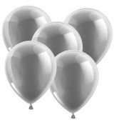 Balónek metalický stříbrný 30 cm