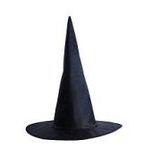 Čarodějův klobouk černý