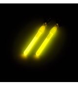 Svítící UV naušnice žluté