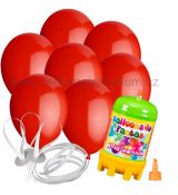Helium Balloons Fantasy + 15 červených balónků
