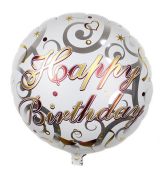 Fóliový balónek Happy Birthday 45 cm