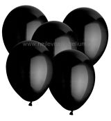 barevně blikající LED balónek černý 5ks