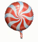 Fóliový balónek Lízátko světle červené, 45 cm