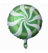 Fóliový balónek Lízátko zelené, 45 cm