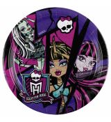 Monster High talířky 8 ks, 18 cm