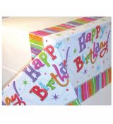Happy Birthday ubrus, 120 cm x 180 cm